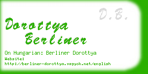 dorottya berliner business card